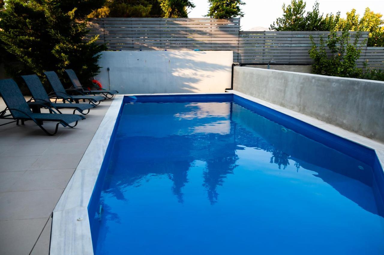 Seaview Pool Villa Near Beach And Athens Airport Pórto Ráfti Exterior foto